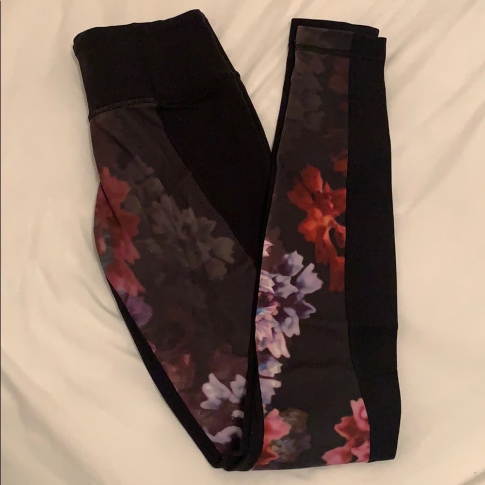 Lululemon Floral Wunder Under Leggings